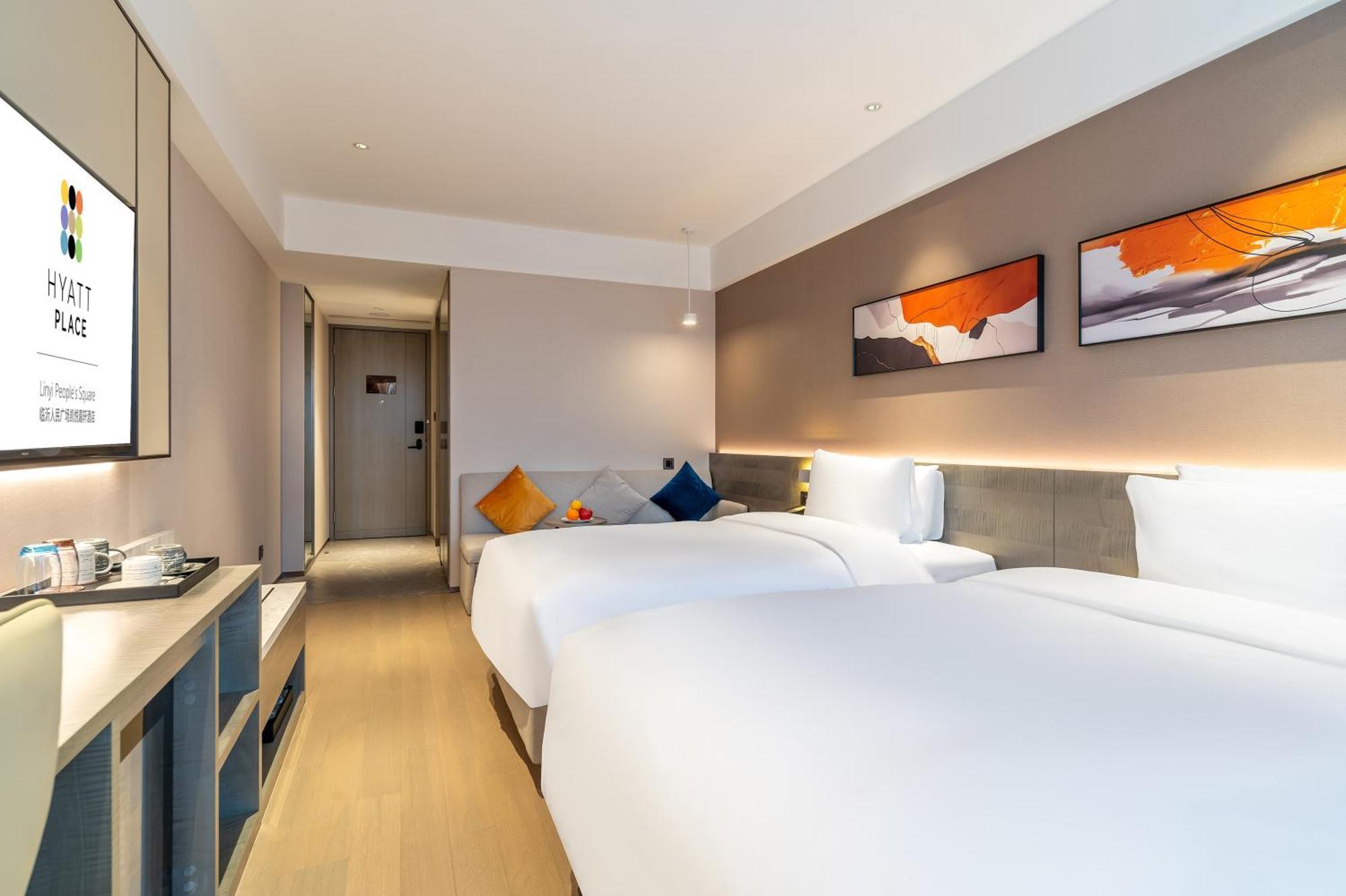 Hyatt Place Linyi People Square Extérieur photo